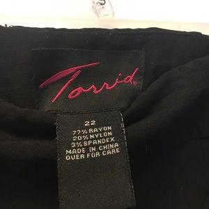 Torrid Black Pencil Skirt Size 22
